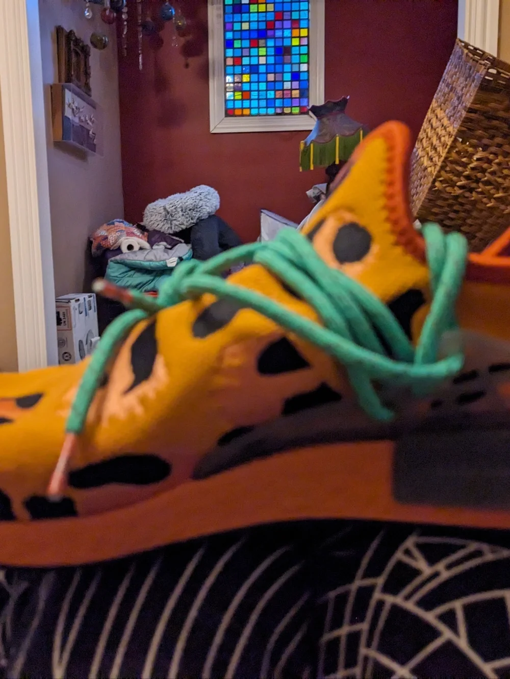 🔥 Adidas NMD Human Race Style – Leopard Print – Size 10 – Great Condition 🔥 - Picture 4 of 7